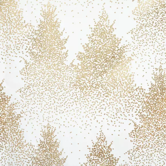 Eminza Nappe De Noël Rectangulaire (140 X 360 Cm) Sapin Or
