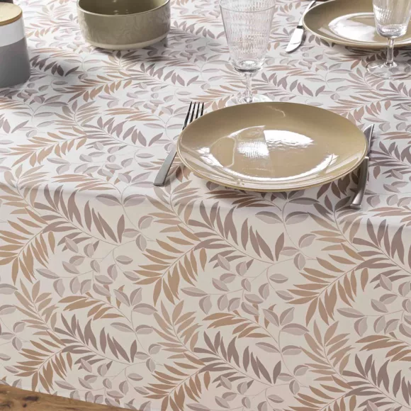 Eminza Nappe Rectangulaire Anti Tache (145 X 240 Cm) Nedelia Beige
