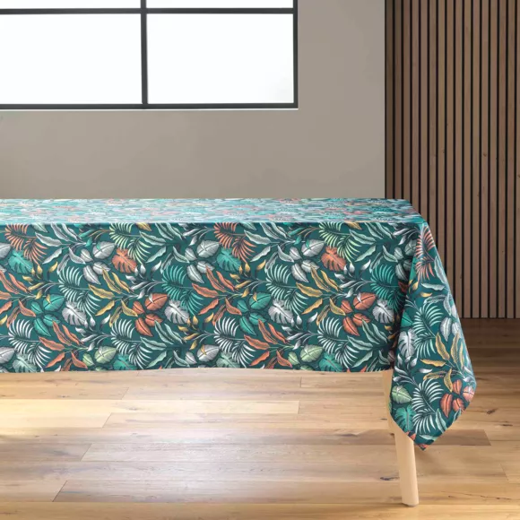 Eminza Nappe Rectangulaire Anti Tache (145 X 240 Cm) Stylis Bleue