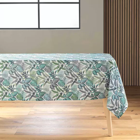Eminza Nappe Rectangulaire Anti Tache (145 X 240 Cm) Stylis Verte