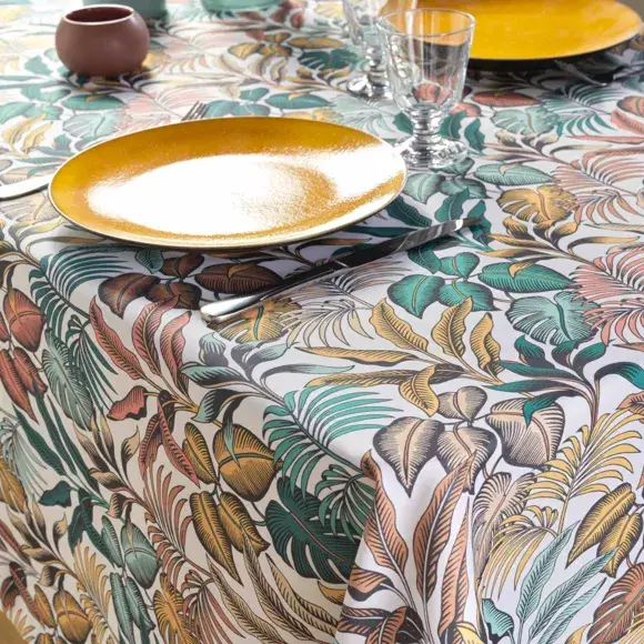 Eminza Nappe Rectangulaire Anti Tache (145 X 240 Cm) Stylis Jaune