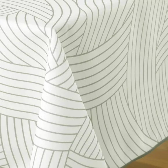 Eminza Nappe Rectangulaire Anti Tache (150 X 200 Cm) Linea Blanche