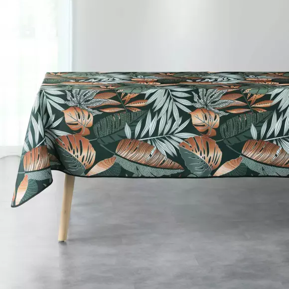 Eminza Nappe Rectangulaire Anti Tache (150 X 240 Cm) Alianor Vert Kaki