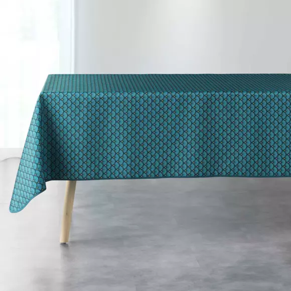 Eminza Nappe Rectangulaire Anti Tache (150 X 240 Cm) Artchic Bleue