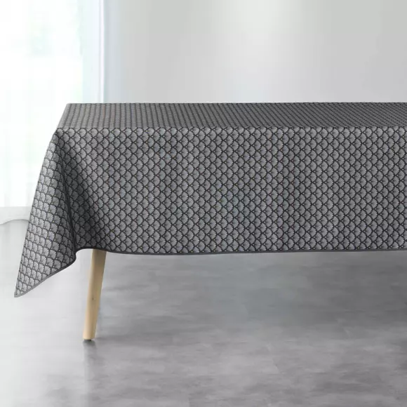 Eminza Nappe Rectangulaire Anti Tache (150 X 240 Cm) Artchic Gris Anthracite