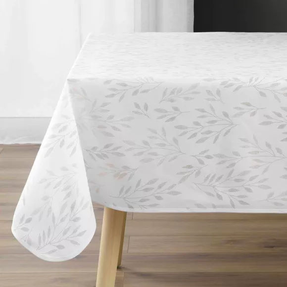 Eminza Nappe Rectangulaire Anti Tache (150 X 240 Cm) Lonigold Blanche