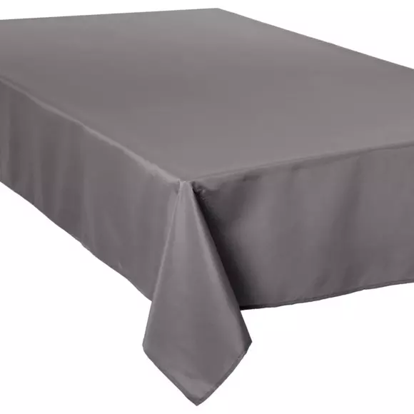Eminza Nappe Rectangulaire Anti Tache (150 X 300 Cm) Lina Grise