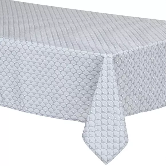 Eminza Nappe Rectangulaire Anti Tache (150 X 300 Cm) Livia Grise