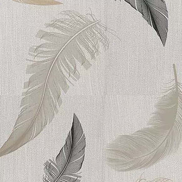 Eminza Nappe Rectangulaire Anti Tache Tissu PVC Imperméable (140 X 240 Cm) Folea Taupe