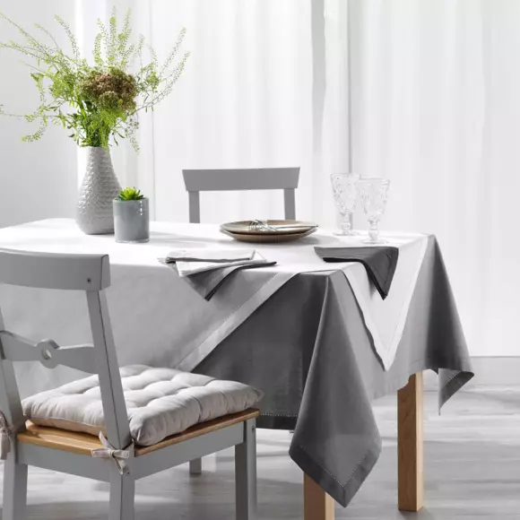 Eminza Nappe Rectangulaire Coton (140 X 240 Cm) Charline Beige