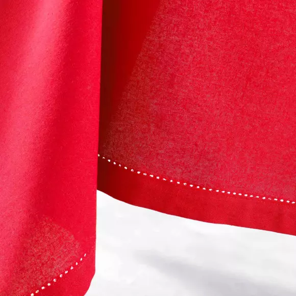 Eminza Nappe Rectangulaire Coton (140 X 240 Cm) Charline Rouge
