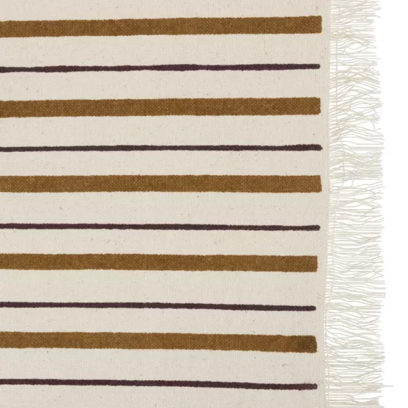 Eminza Nappe Rectangulaire Coton (150 X 250 Cm) Ray Beige