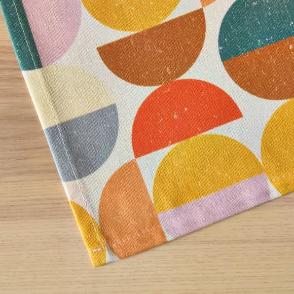 Eminza Nappe Rectangulaire Coton Enduit (150 X 250 Cm) Brooklyn Multicolore