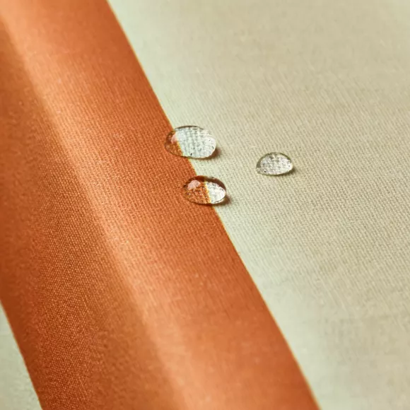 Eminza Nappe Rectangulaire Coton Enduit (150 X 250 Cm) Clementine Orange