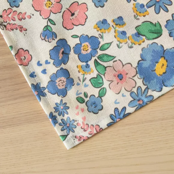 Eminza Nappe Rectangulaire Coton Enduit (150 X 250 Cm) Corolle Multicolore