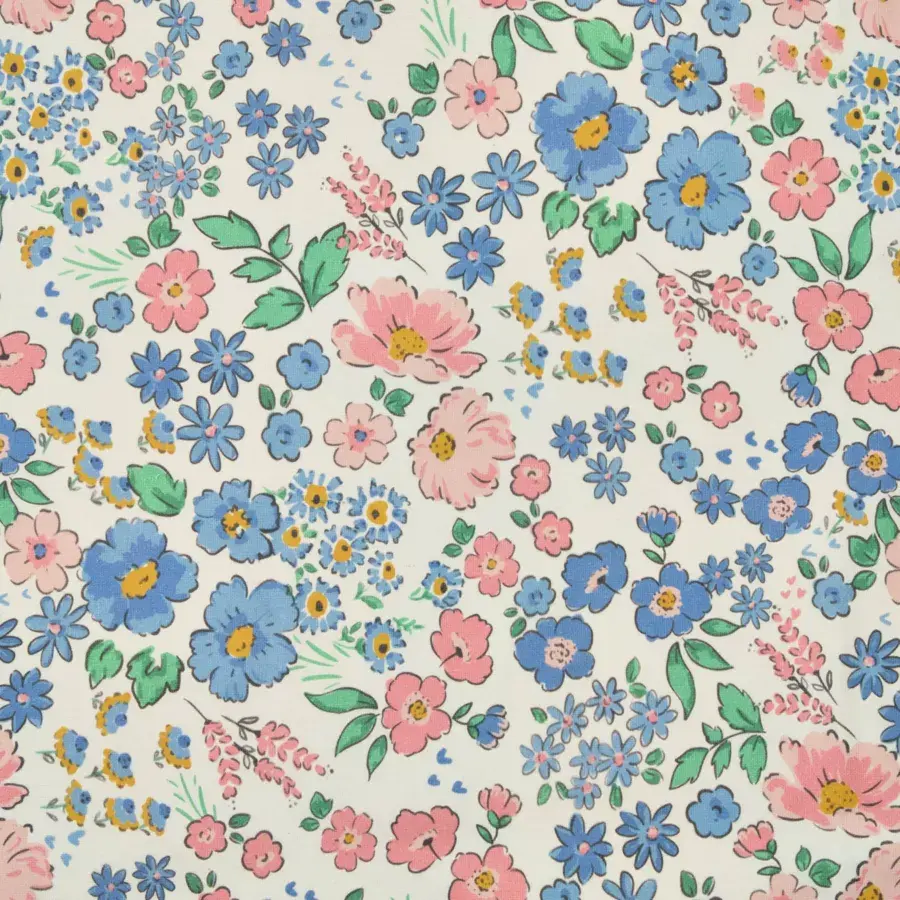 Eminza Nappe Rectangulaire Coton Enduit (150 X 250 Cm) Corolle Multicolore