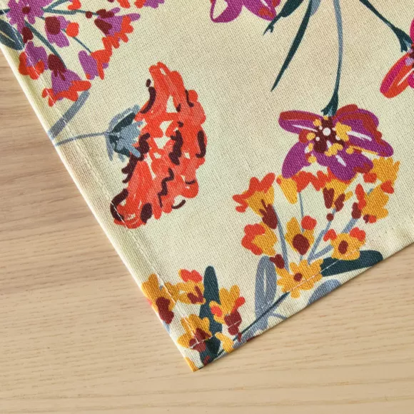 Eminza Nappe Rectangulaire Coton Enduit (150 X 250 Cm) Margot Multicolore
