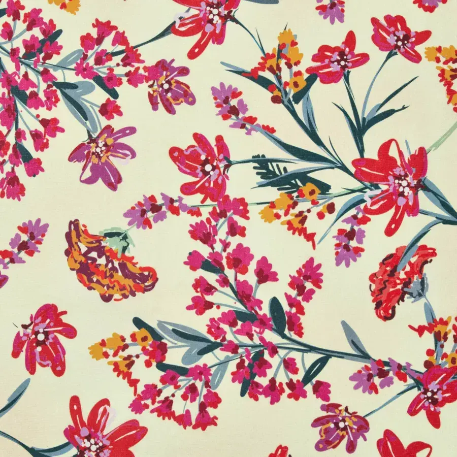 Eminza Nappe Rectangulaire Coton Enduit (150 X 250 Cm) Margot Multicolore