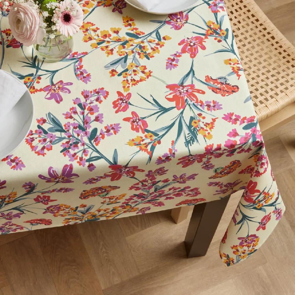 eminza Nappe rectangulaire coton enduit (150 x 250 cm) Margot Multicolore