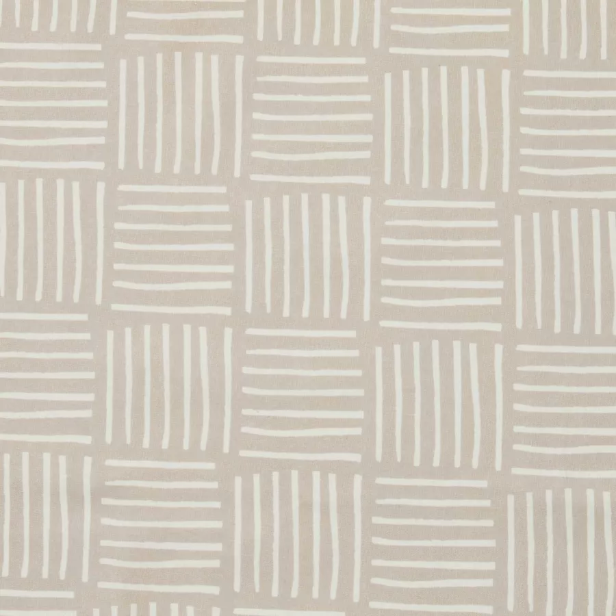 Eminza Nappe Rectangulaire Coton Enduit (150 X 250 Cm) Paolo Beige