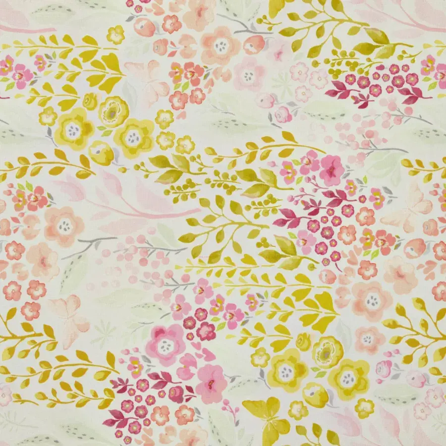 Eminza Nappe Rectangulaire Coton Enduit (150 X 250 Cm) Paquerettes Multicolore
