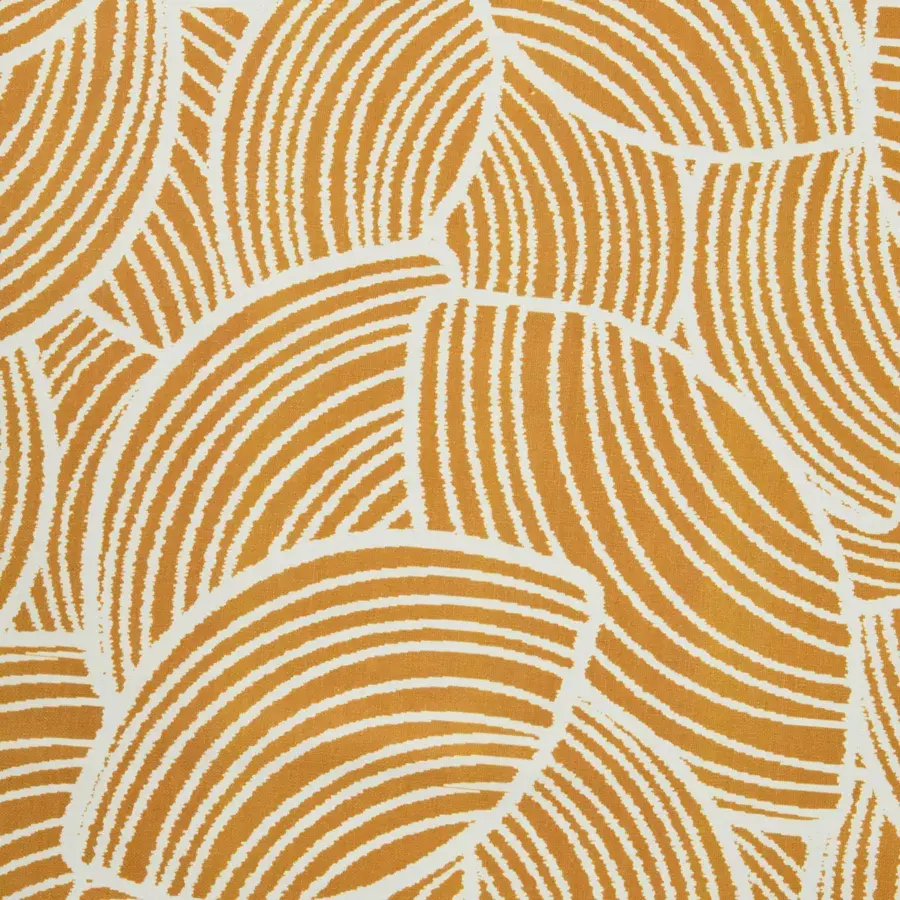 Eminza Nappe Rectangulaire Coton Enduit (150 X 250 Cm) Sarah Jaune Moutarde