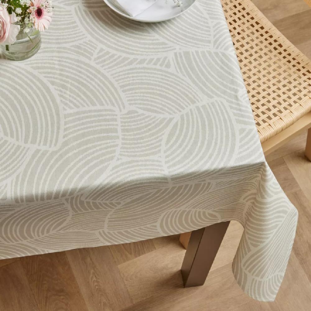 eminza Nappe rectangulaire coton enduit (150 x 250 cm) Sarah Beige