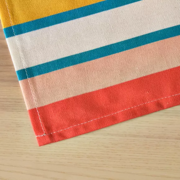 Eminza Nappe Rectangulaire Coton Enduit (150 X 350 Cm) Bonifacio Multicolore