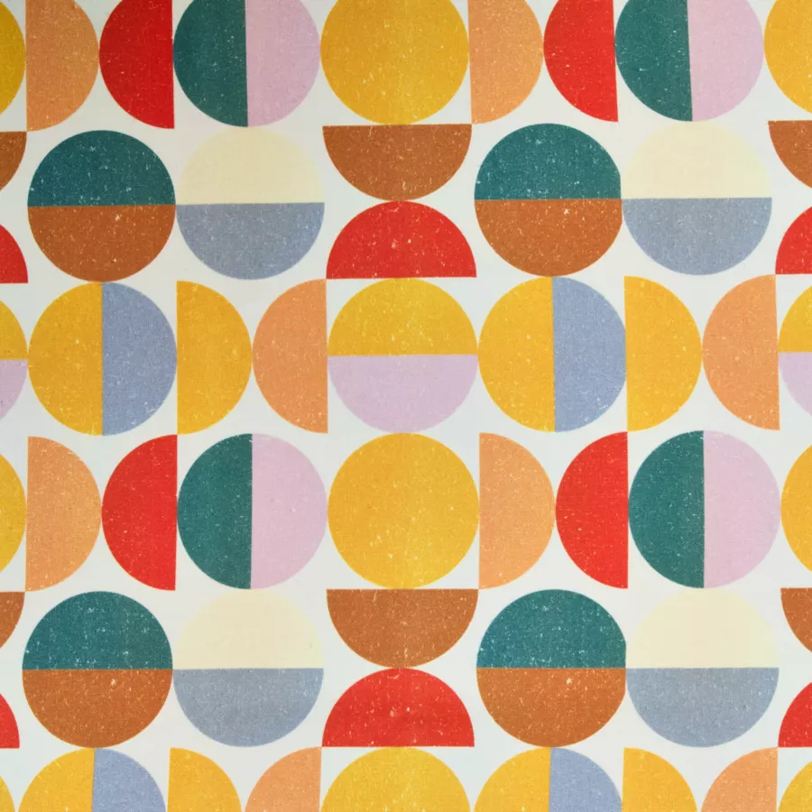 Eminza Nappe Rectangulaire Coton Enduit (150 X 350 Cm) Brooklyn Multicolore