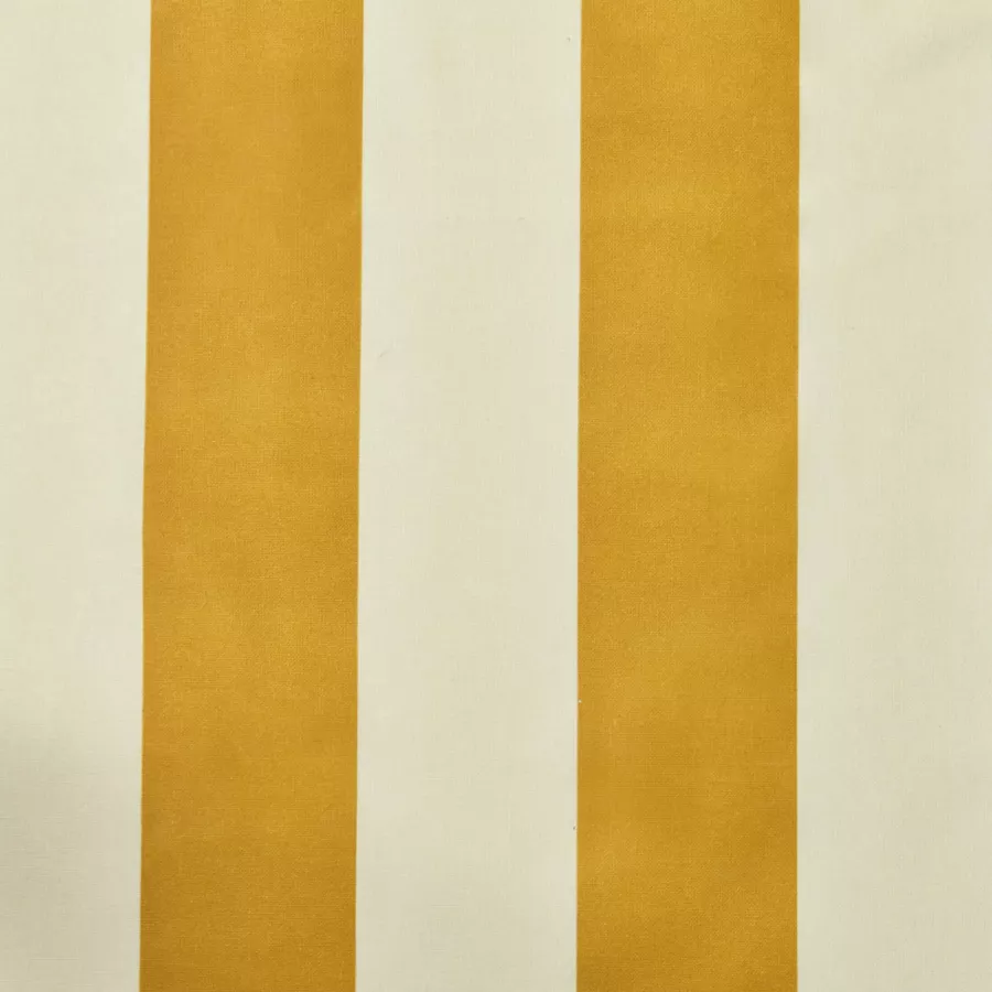 Eminza Nappe Rectangulaire Coton Enduit (150 X 350 Cm) Clementine Jaune Moutarde