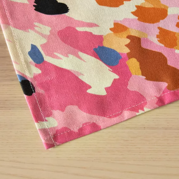 Eminza Nappe Rectangulaire Coton Enduit (150 X 350 Cm) Mowgli Multicolore