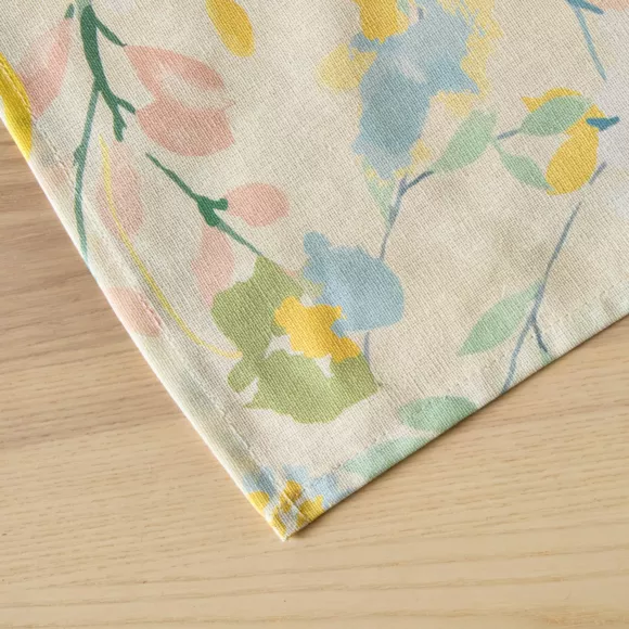 Eminza Nappe Rectangulaire Coton Enduit (150 X 350 Cm) Ornella Multicolore