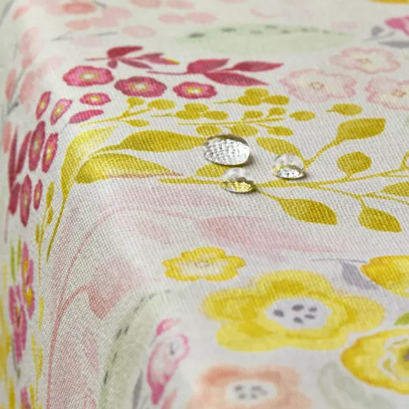 Eminza Nappe Rectangulaire Coton Enduit (150 X 350 Cm) Paquerettes Multicolore