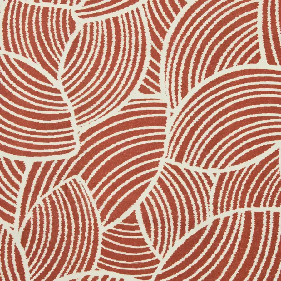 Eminza Nappe Rectangulaire Coton Enduit (150 X 350 Cm) Sarah Terracotta