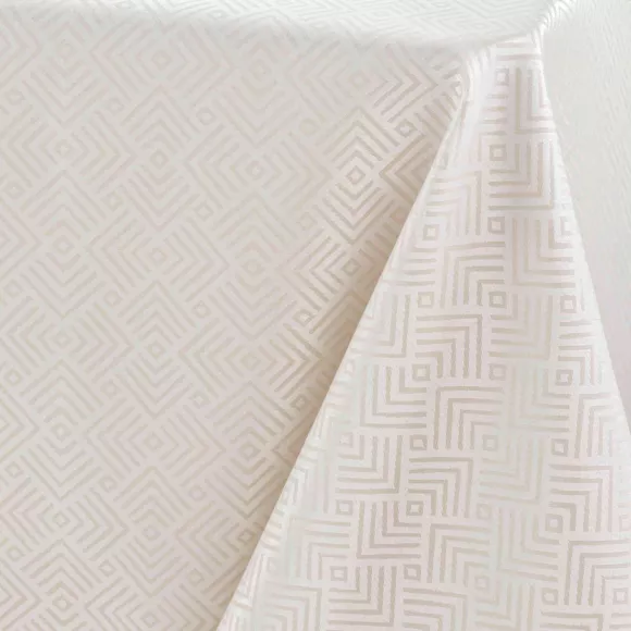 Eminza Nappe Rectangulaire Enduite (140 X 250 Cm) Azuline Ecru