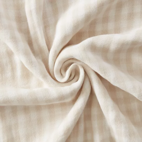 Eminza Nappe Rectangulaire Gaze De Coton (150 X 250 Cm) Vickie Beige