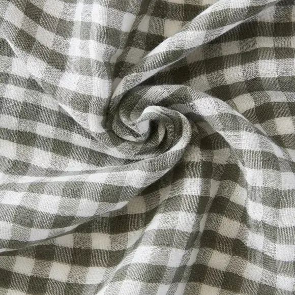 Eminza Nappe Rectangulaire Gaze De Coton (150 X 350 Cm) Vickie Vert Romarin