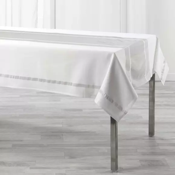 Eminza Nappe Rectangulaire (L240 Cm) Elegancia Argent