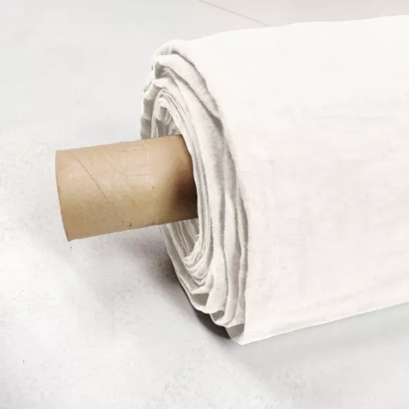 Eminza Nappe Rectangulaire Lin Lavé (170 X 250 Cm) Louise Blanche