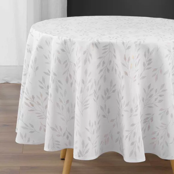 Eminza Nappe Ronde Anti Tache (180 Cm) Lonigold Blanche