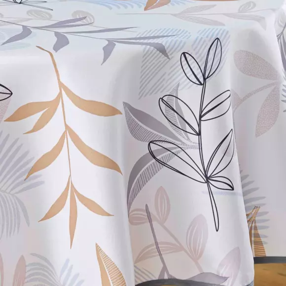 Eminza Nappe Ronde Anti-taches (D180 Cm) Miraline Grise