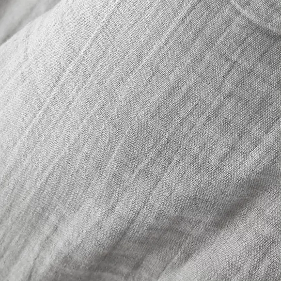 Eminza Nappe Ronde Gaze De Coton (180 Cm) Gaïa Gris Nuage