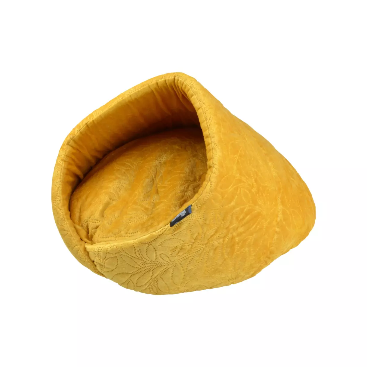 eminza Niche d'intérieur pour chat Boho D50 cm Moutarde