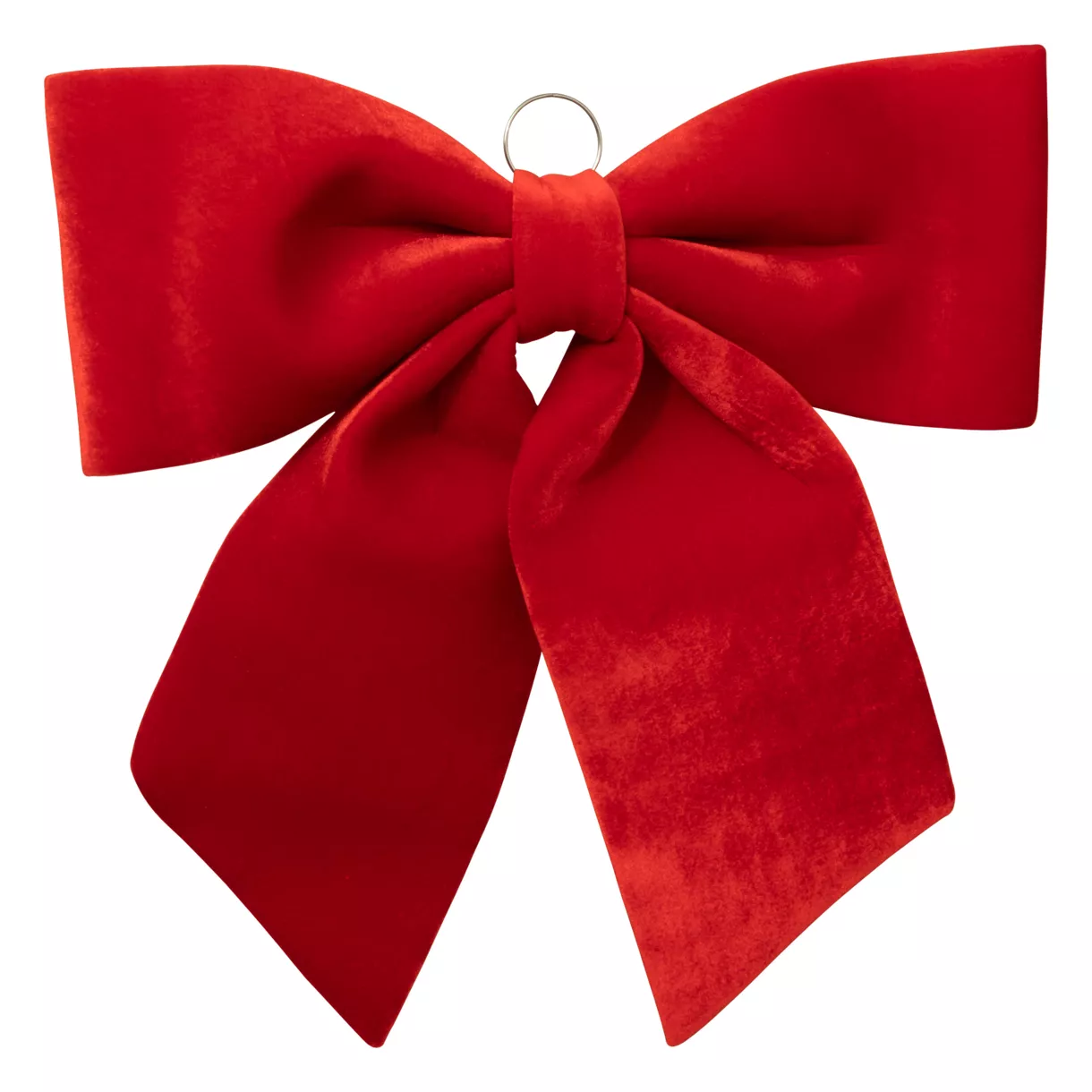 eminza Nœud de Noël XXL velours (H70 cm) Castle Rouge