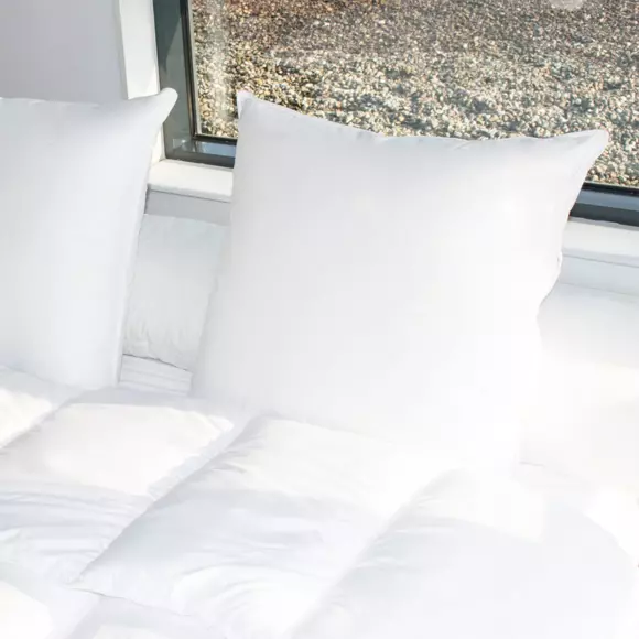 Eminza Oreiller Carré (60 X 60 Cm) Mémoire De Forme Blanc