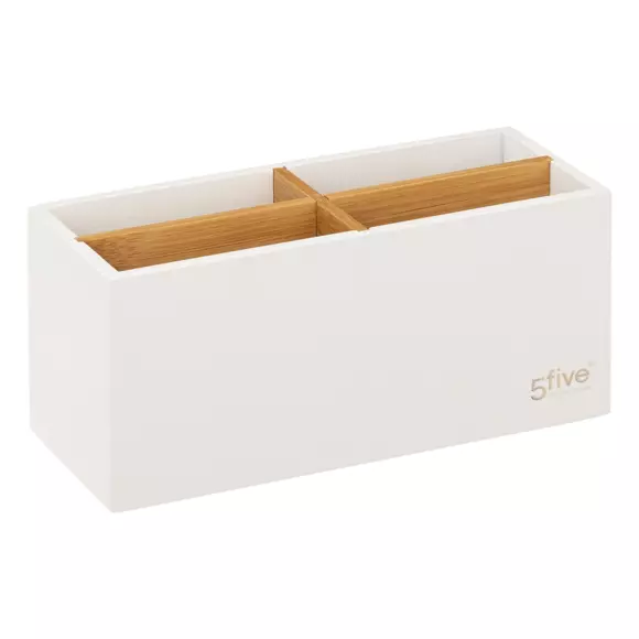 Eminza Organisateur De Maquillage 4 Compartiments Natureo Blanc