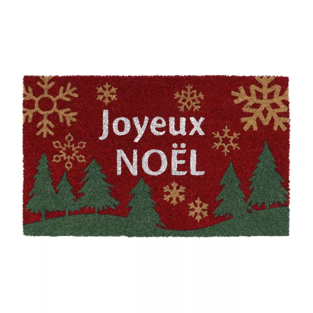 eminza Paillasson de Noël coco (45 x 75 cm) Joyeux Noël Rouge et vert eminza Paillasson de Noël coco (45 x 75 cm) Joyeux Noël Rouge et vert