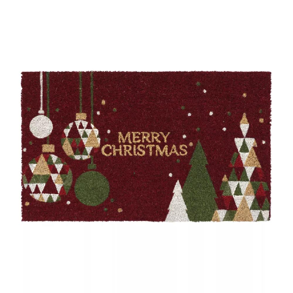 eminza Paillasson de Noël coco (45 x 75 cm) Merry Christmas Bordeaux eminza Paillasson de Noël coco (45 x 75 cm) Merry Christmas Bordeaux
