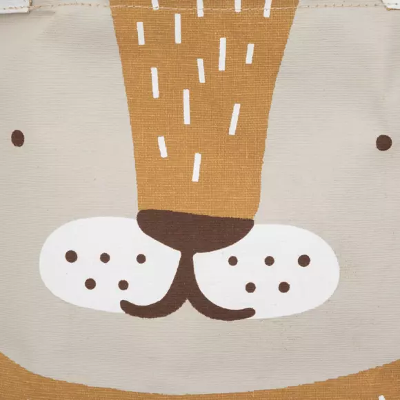 Eminza Panier à Jouets Enfant (32 X 40 Cm) Lion Jaune