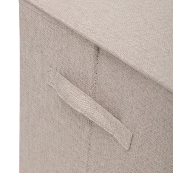 Eminza Panier à Linge Avec Séparateur (H60 Cm) Colors Beige